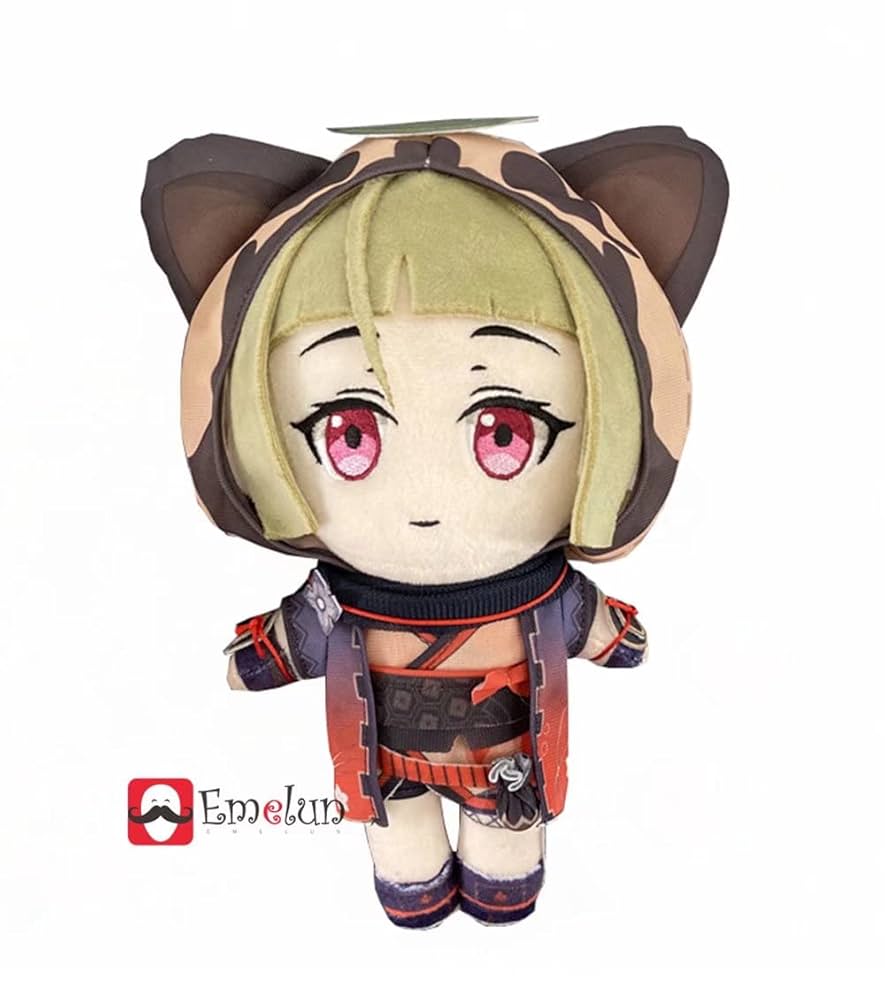 Amazon.co.jp: [Emelun] ぬいぐるみ 神里綾人 雲菫 申鶴 荒瀧一